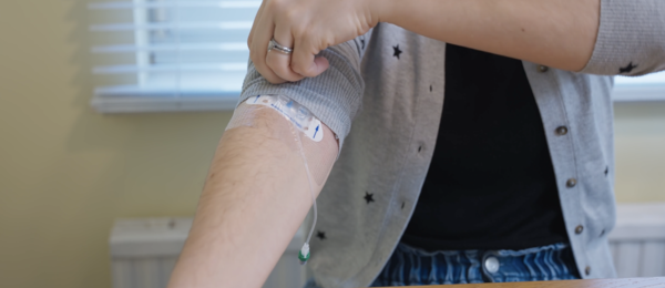 The end of the vascular access device